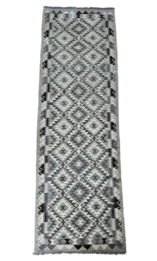 Undyed Natural Colour Kilim Runner.