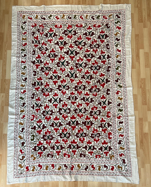 Vintage Suzani Embroidered