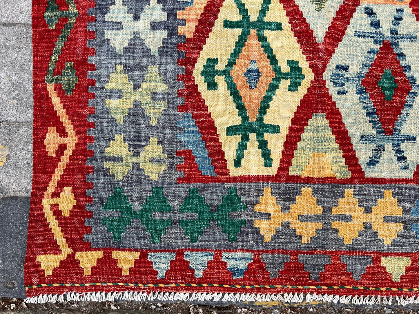 Classic Afghan Maimana Kilim
