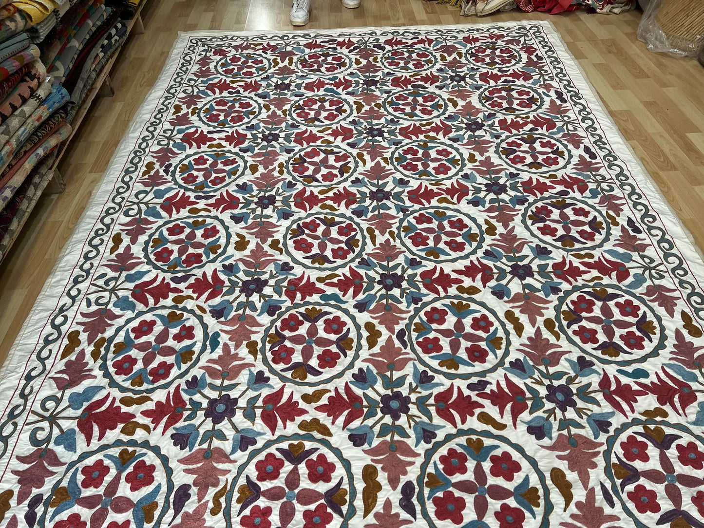 Vintage Suzani Embroidered