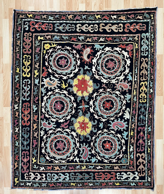 Velvet Silk Suzani Embroidered