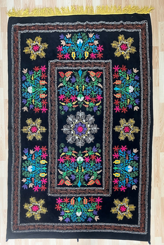 Velvet Silk Suzani Embroidered