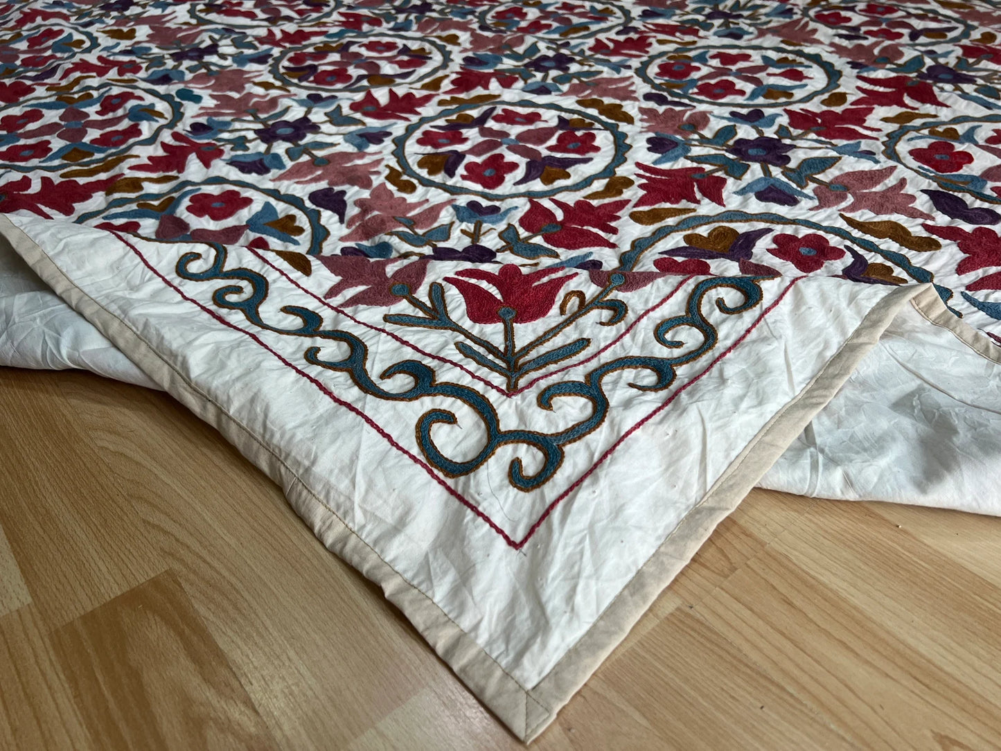 Vintage Suzani Embroidered
