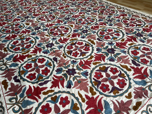 Vintage Suzani Embroidered