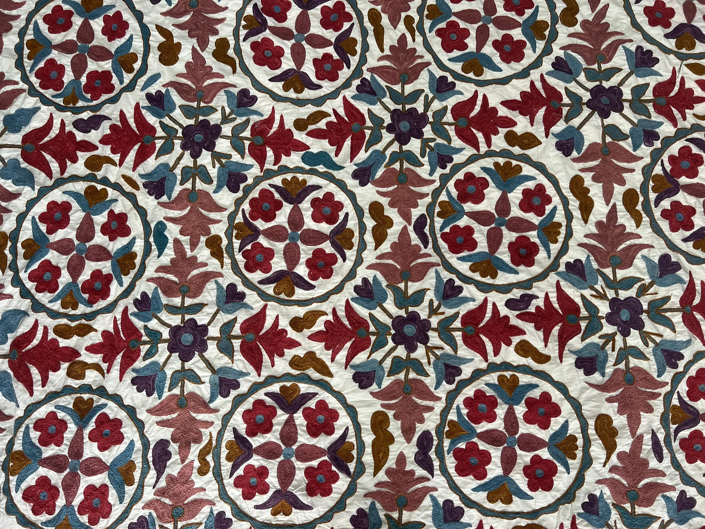 Vintage Suzani Embroidered