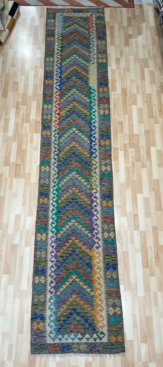 Afghan Maimana kilim Runner