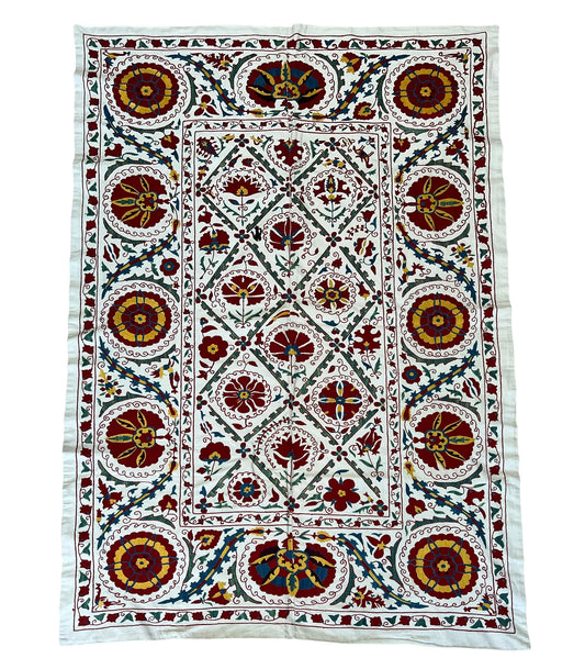 Suzani Silk Embroidered