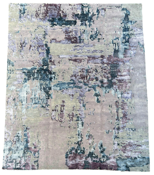 Pure Silk Contemporary Rug.