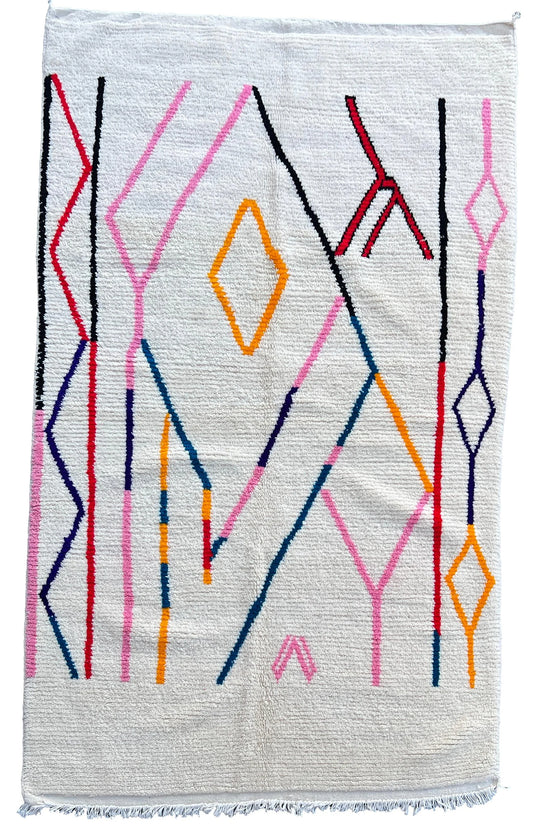 Contemporary Moroccan berber rug