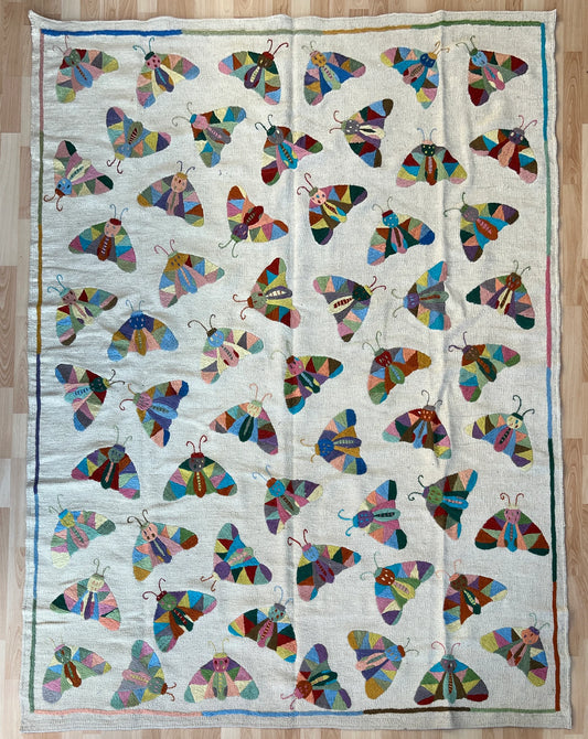 Suzani Vintage Embroidered Kilim