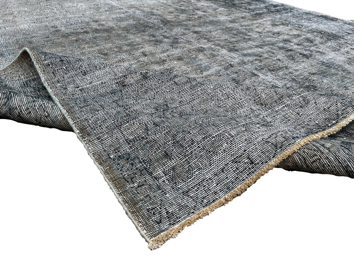 Stonewashed Over Dyed Rug.