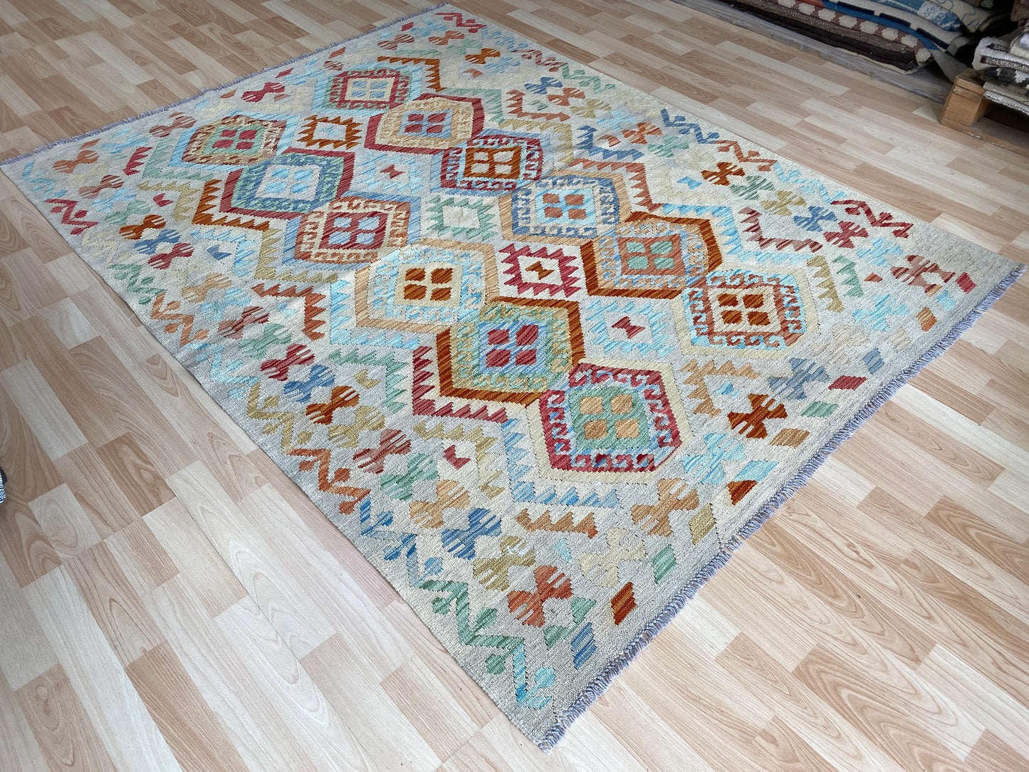 Classic Afghan Maimana Kilim