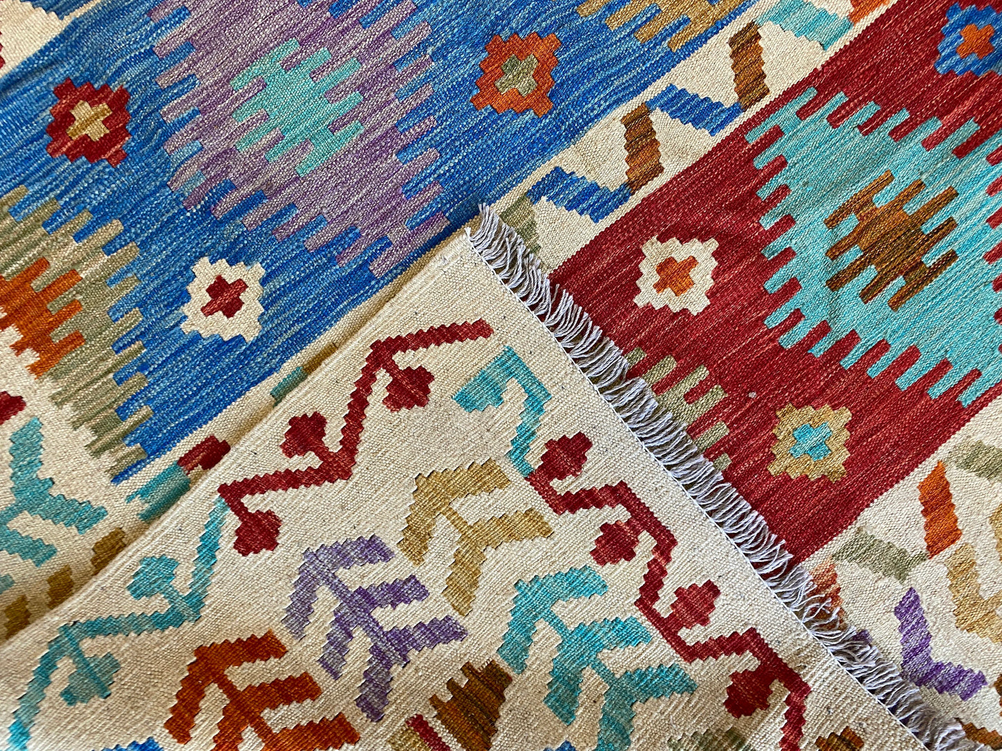 Classic Afghan Maimana Kilim