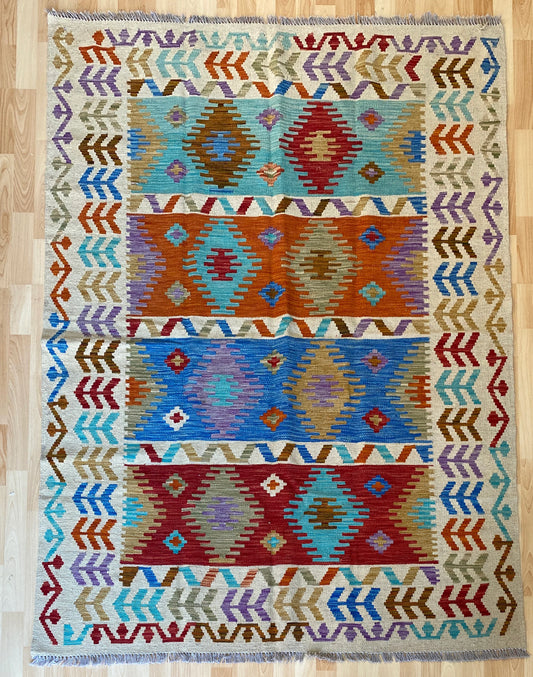 Classic Afghan Maimana Kilim