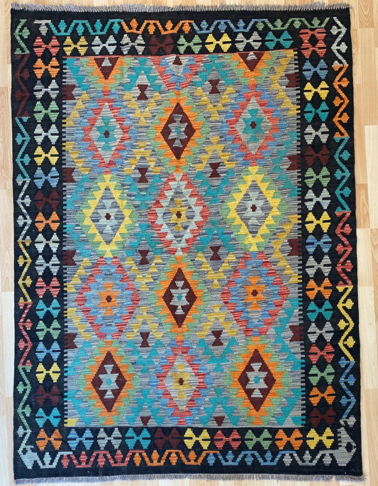 Classic Afghan Maimana Kilim