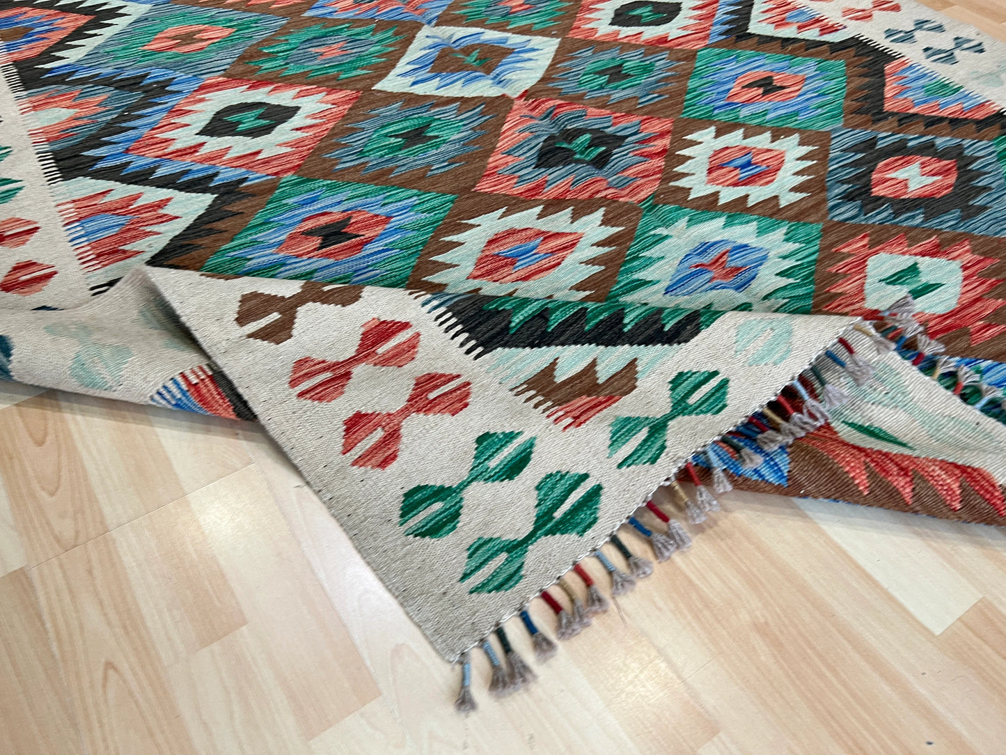 Classic Afghan Maimana Kilim