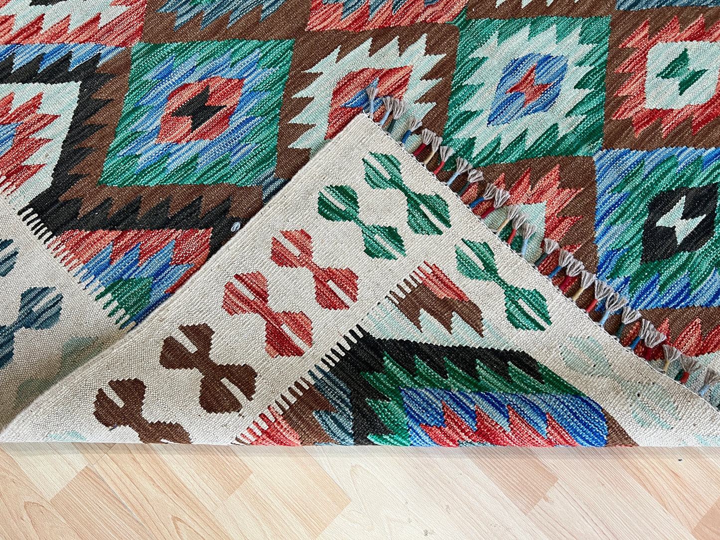 Classic Afghan Maimana Kilim