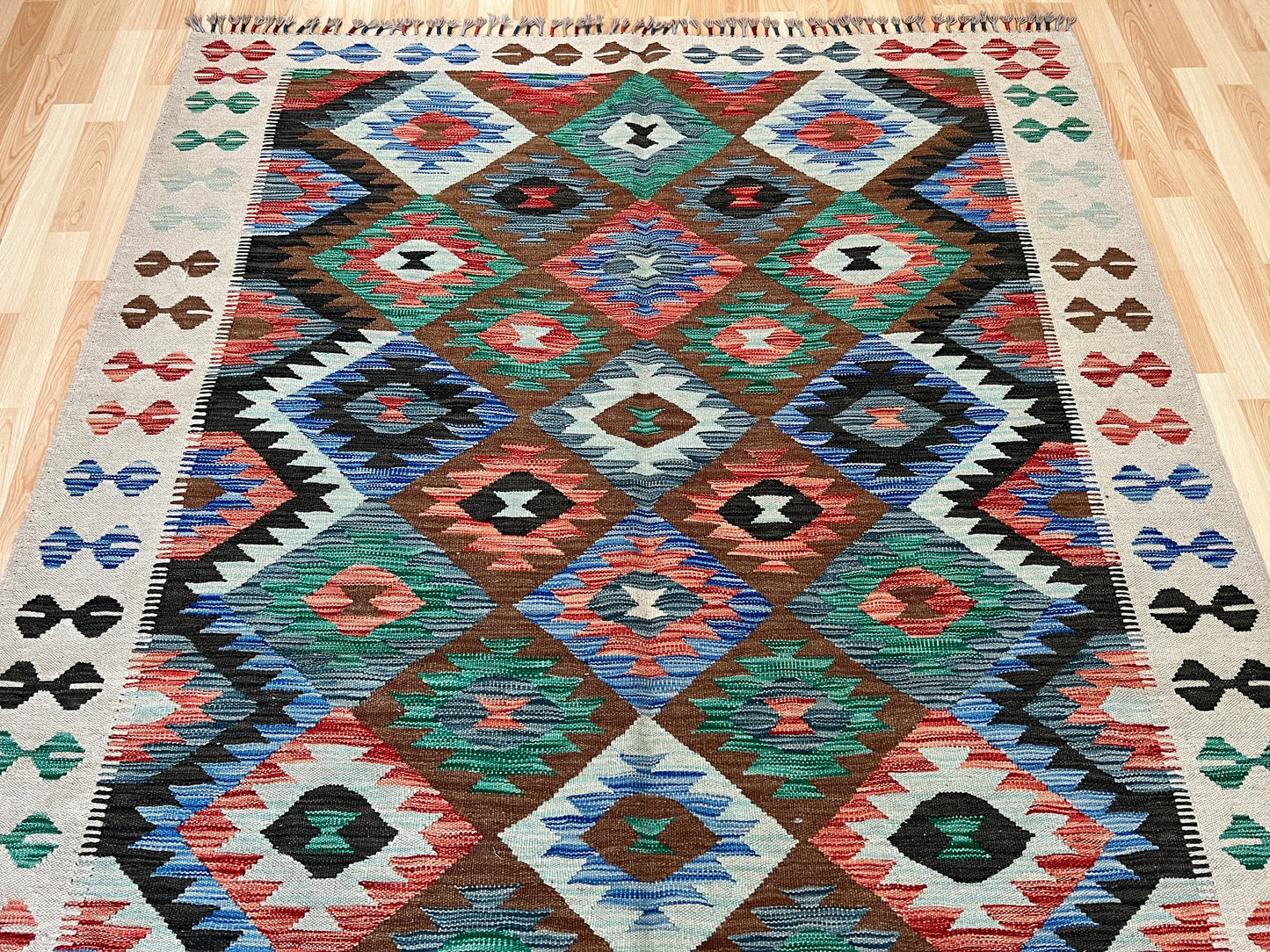 Classic Afghan Maimana Kilim