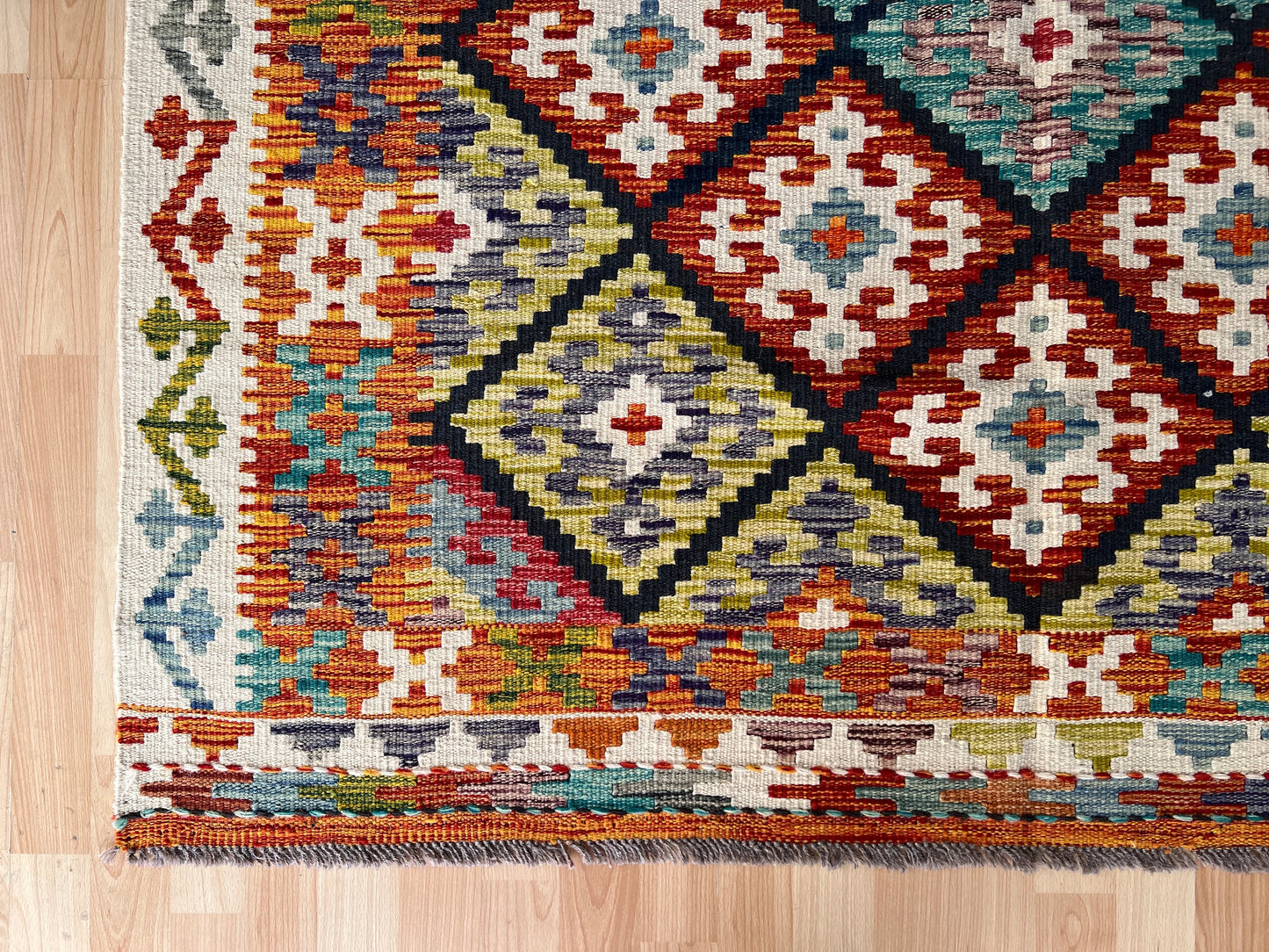 Classic Afghan Maimana Kilim